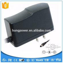 1A 2.5mm DC Plug homologation UL pour les États-Unis 12V DC Power Adapter